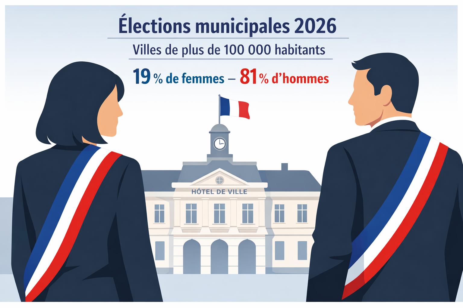 Élections municipales 2026 répartition des maires